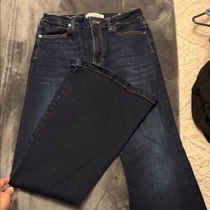 KanCan Women's Deep Indigo Boot Cut Jeans